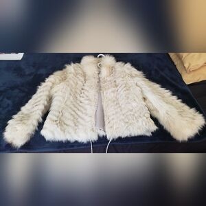 Elegant Real Blue Fox Fur by Saga Fox